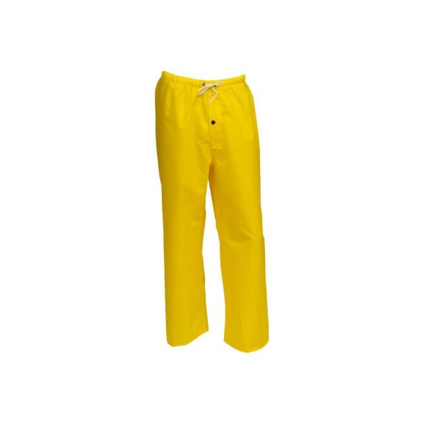 Tingley Rain Pants, Polyurethane on Nylon, Drawstring Closure, Yellow, Size 3XL P21107.3X - main